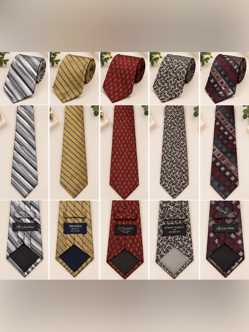 Designer Men’s Silk Tie